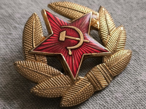Vojna značka - kokarda Crvena - Sovjetska armija SSSR