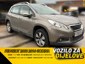 PEUGEOT 2008 1.6 2016 MJENJAC MOTOR BHW BH02 DIJELOVI