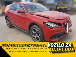 ALFA ROMEO STELVIO 2.2 4x4 2018 GODINA MOTOR-DIJELOVI