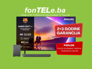 Philips tv 65'' PUS8510 4K Qled Ambilight TV Titan *AKCIJA*