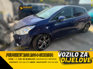 PEUGEOT 208 1.2 2014 GODINA  MOTOR-DIJELOVI