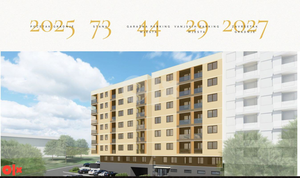 Dvosoban stan od 41m2 (ostvari povrat PDVa)