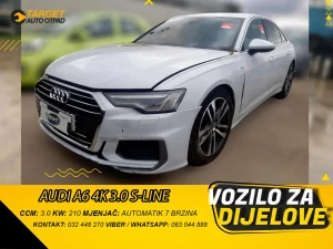 AUDI A6 4K S-LINE 3.0 210KW 4x4 2018 MJENJAC MOTOR DDVB DIJELOVI