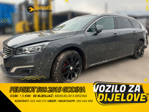 PEUGEOT 508 1.6 2015 GODINA MOTOR DIJELOVI