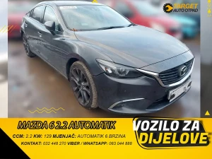 MAZDA 6 2.2 2016 AUTOMATIK MJENJAC MOTOR SHY1 SHY4 DIJELOVI