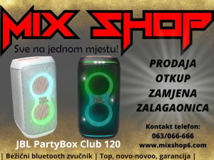 JBL PartyBox CLUB 120 Bežični Prenosivi Zvučnik 160W Party Box