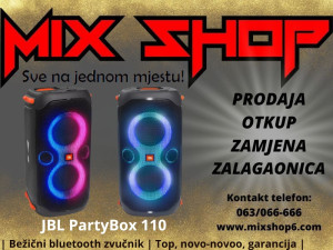 JBL PartyBox 110 Bežični Prenosivi Zvučnik 160W Party Box GARANCI