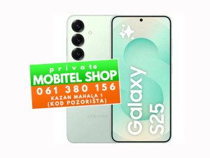 Samsung Galaxy S25 12/128GB Mint - NOVO, GARANCIJA 2 GODINE