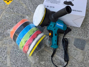 Električna polirka Makita 850 W + set od 6 spužvi sa čičkom