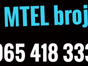 Mtel broj 065 418 333