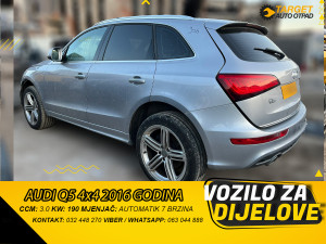AUDI Q5 3.0 4x4 2016 GODINA MOTOR DIJELOVI