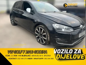 VW GOLF VII (7) 2.0 2013 MJENJAC MOTOR CRBC DIJELOVI