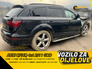 AUDI Q7(4L) 3.0 4x4 2011 GODINA MOTOR DIJELOVI