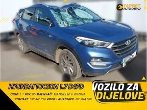 HYUNDAI TUCSON 1.7 2016 85KW MJENJAC WGJ6 MOTOR D4FD DIJELOVI