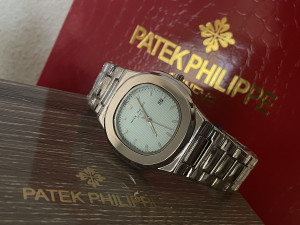 Muski sat Patek Philippe Silver Turqoise