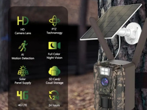 Lovacka kamera 4G Solarni punjac Nocni mod slanje alika
