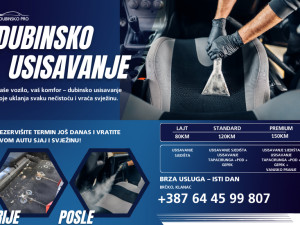 DUBINSKO USISAVANJE / CISCENJE AUTA 064 45 99 807