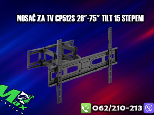 Nosač za TV CP512S 26"-75" Tilt 15 stepeni