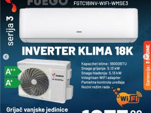 Klima Inverter 18ka sa grijacem  -20