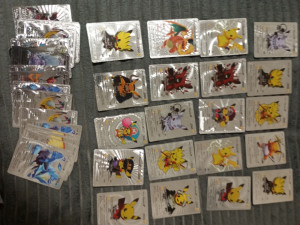 Srebrene Pokemon karte 52 komada