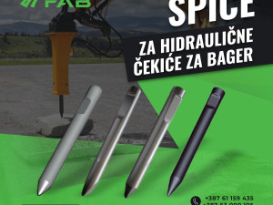 Dijelovi spice za hidrualicni cekic bager KRUPP ATLAS COPCO