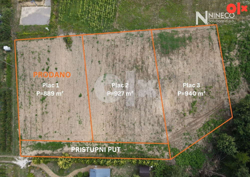PLACEVI - ŠUŠNJARI - OD 900 DO 1.000 m2 2