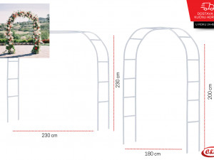 Stalak za balone; 180/200-220/230 cm