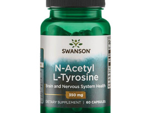 N-Acetyl L-Tyrosine, Swanson, 350 mg, 60 Kapsula