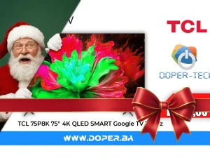 TV TCL 75P8K 75'' QLED 4K Google TV 144Hz DOPER NY SALE