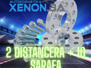 ALU DISTANCERI 5X120 72.6 2 KOMADA I 10 SARAFA 15MM DEBLJINA