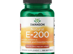 SWANSON HEALTH NATURAL E-200 100 softgel tab