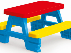 Klupa piknik dolu sto za četvero, igracke