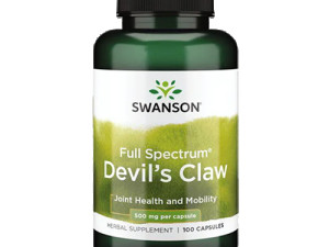 SWANSON HEALTH DEVILS CLAW 500mg 100 kaps