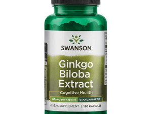 SWANSON HEALTH GINKO BILOBA EXTRACT 120 kaps