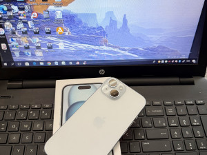 IPHONE 15 128GB BLUE NOVO 85% BAT FUL PAKET