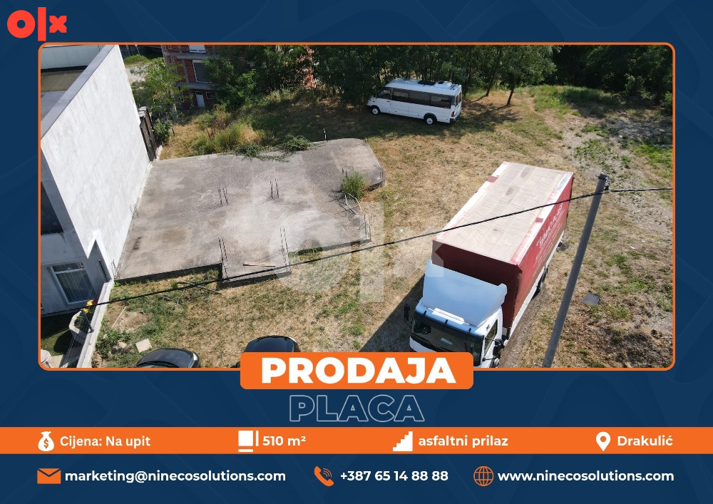 PLAC - DRAKULIĆ - 510 m2