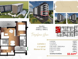 Trosoban stan 55m2 Starčevica Banja Luka - PANORAMSKI POGLED photo 5