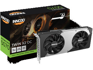 INNO3D GeForce RTX 5070 Twin X2 OC 12GB GDDR7 192-bit HDMI 3x DP