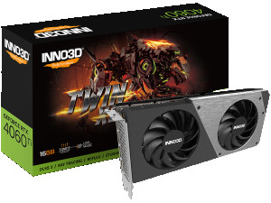 INNO3D GEFORCE RTX 4060 TWIN X2 (2460MHz/ 17Gbps) / 8GB GDDR6