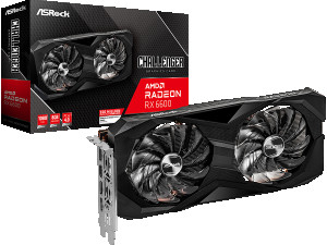 ASROCK Video Card AMD Radeon RX6600 Challenger D 8GB, GDDR6