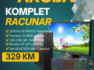 Akcija back2school Komplet Racunar I5 6. Generacija