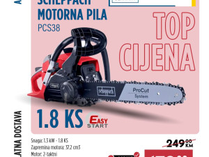 AKCIJA SCHEPPACH Benzinska motorna pila -motorka PCS38 1.8 KS