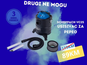 Scheppach Usisivač Za Pepeo 20L 1300W 3 god.gar AVC25