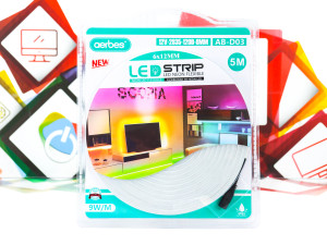 LED NEON traka Aerbes AB-D03 5m IP65 12V toplo bijela