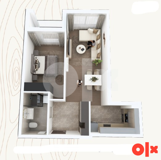 Dvosoban stan 49m2 Hisete/Kočićev vijenac Banja Luka 6