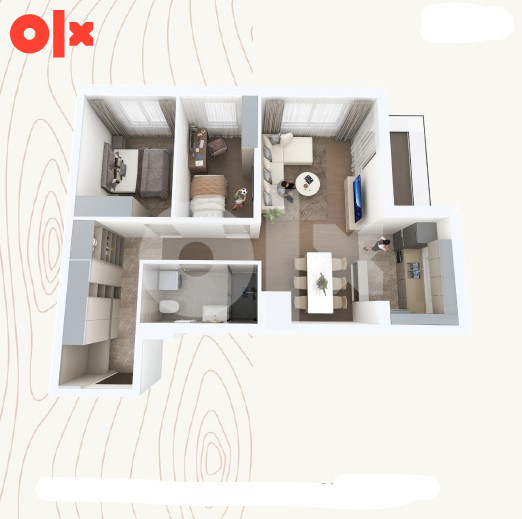 Trosoban stan 66m2 Hisete/Kočićev vijenac Banja Luka 6