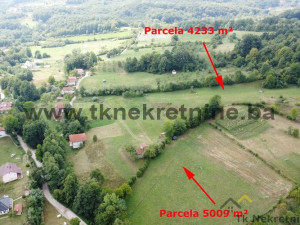 BREŠKE - HIDANI - Dvije parcele 5009 m2 i 4233 m2
