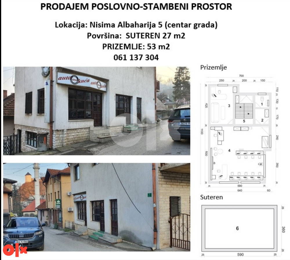 Poslovni ili  stambeni prostor Tešanj