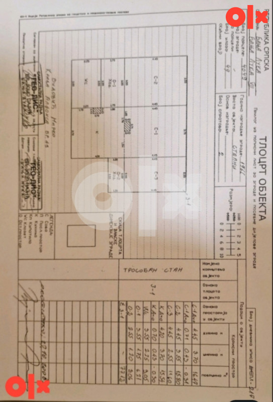 TROSOBAN STAN, 77m2, CENTAR BL 2