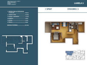 Dvosoban stan 52,40m2 Borik Banja Luka photo 5